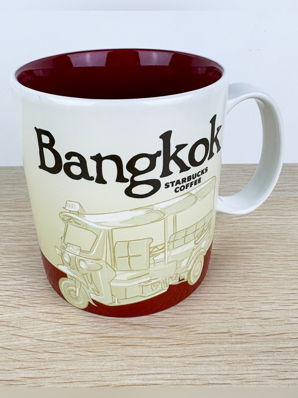 Starbucks Bangkok Global Icon City Collector Series Mug Thailand NEW Vintage Red